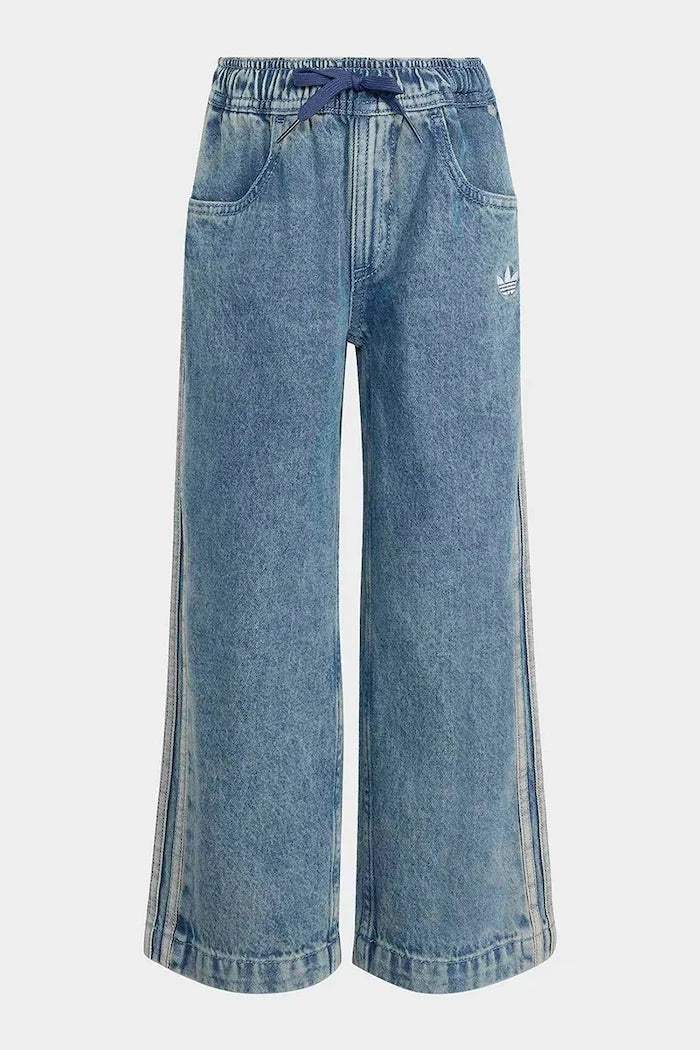 adidas Originals çocuklar için wide leg kot pantolon
