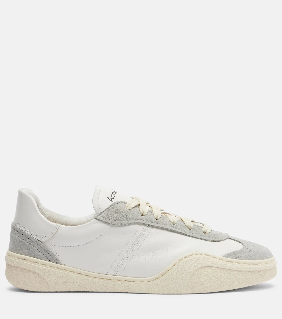 Acne Studios - Suede-trimmed leather sneakers