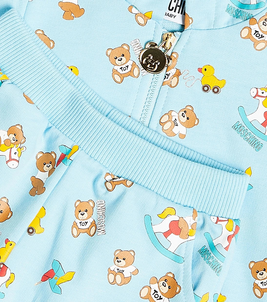 Moschino Kids - Baby printed cotton jersey tracksuit