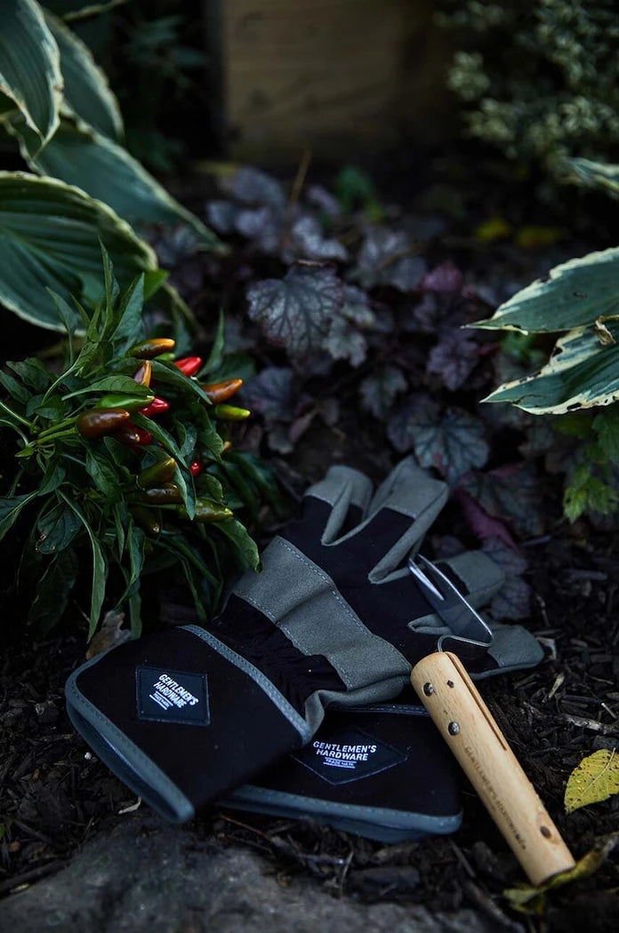 Gentlemen's Hardware Deri Eldivenler ve Kök Sökücü Bahçe Seti (2 Parça)