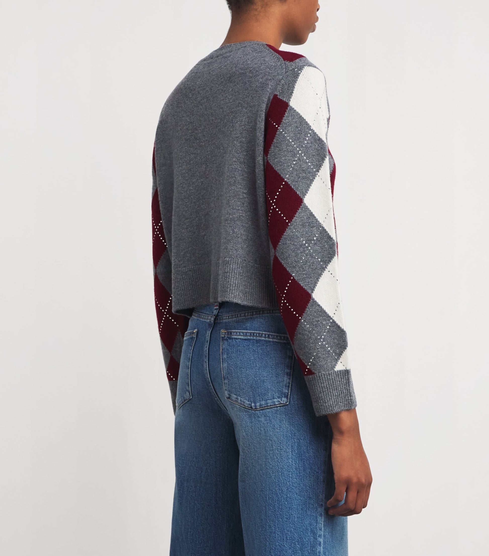 Wool Crystal-Embellished Sweater