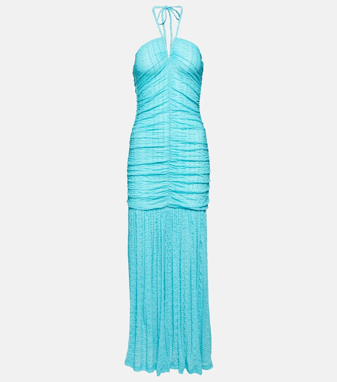Ganni - Halterneck maxi dress