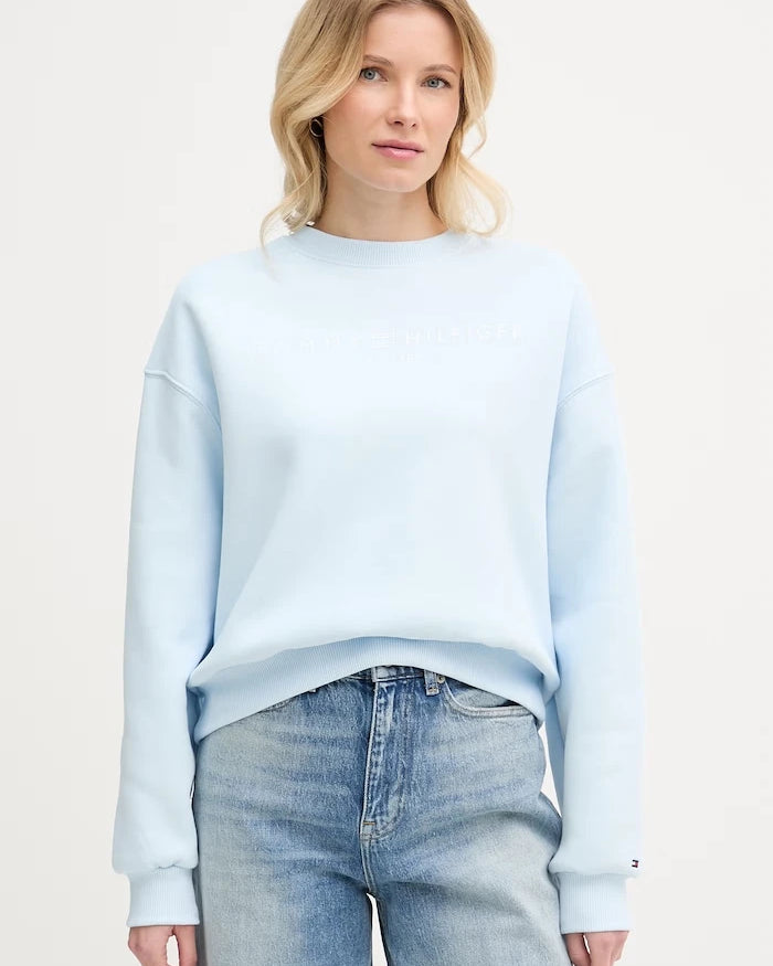 Tommy Hilfiger kadın pamuklu sweatshirt