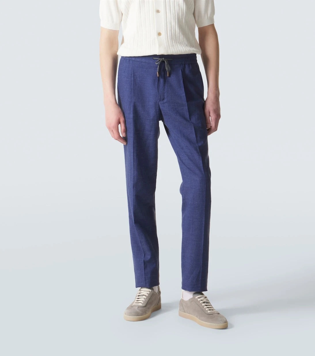 Slowear - Linen, wool and silk tapered pants
