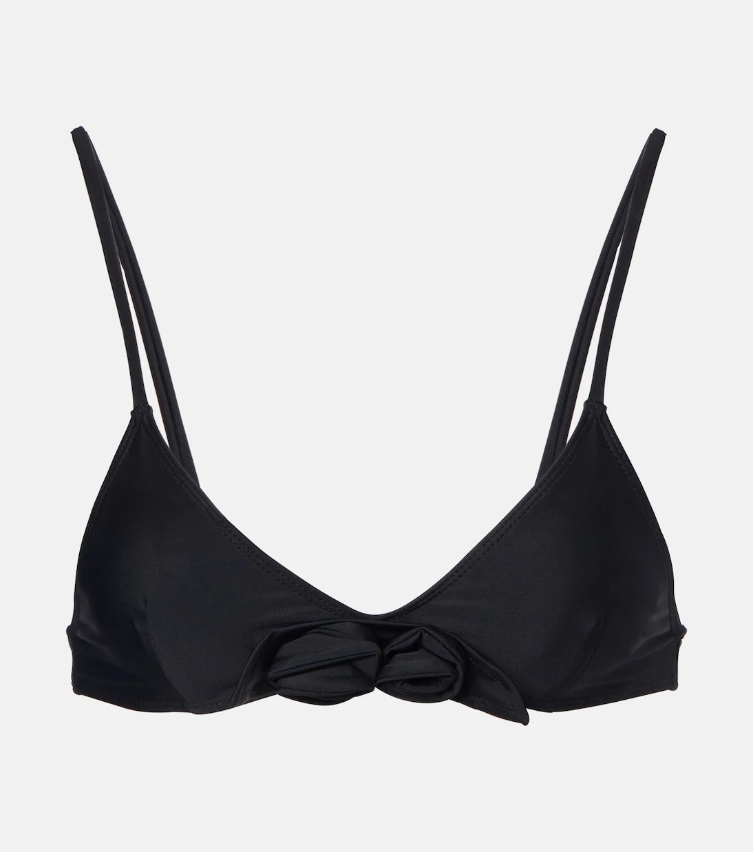 Coperni - Flower floral-appliqué bikini top