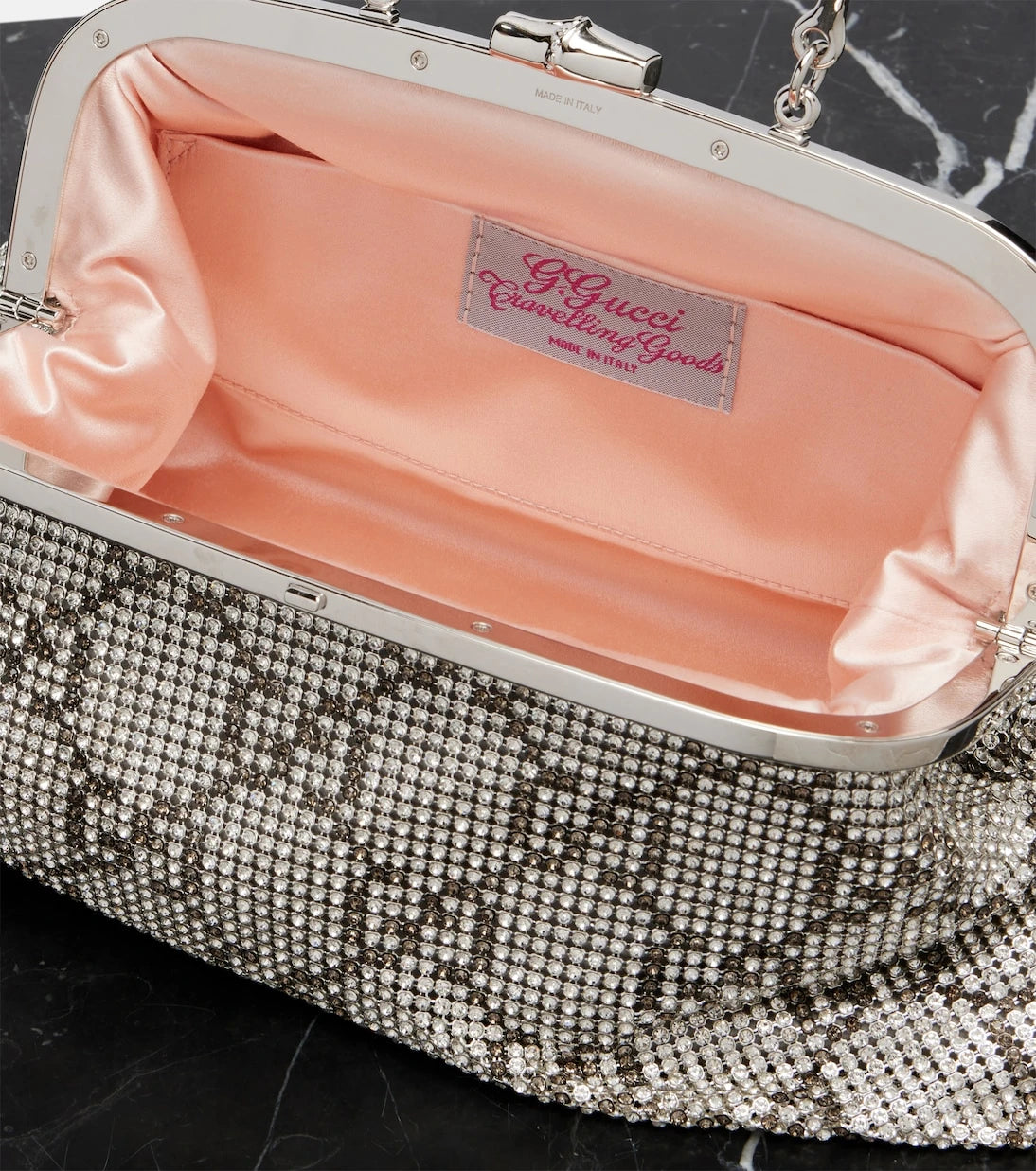 Gucci - Evening Medium crystal-embellished clutch