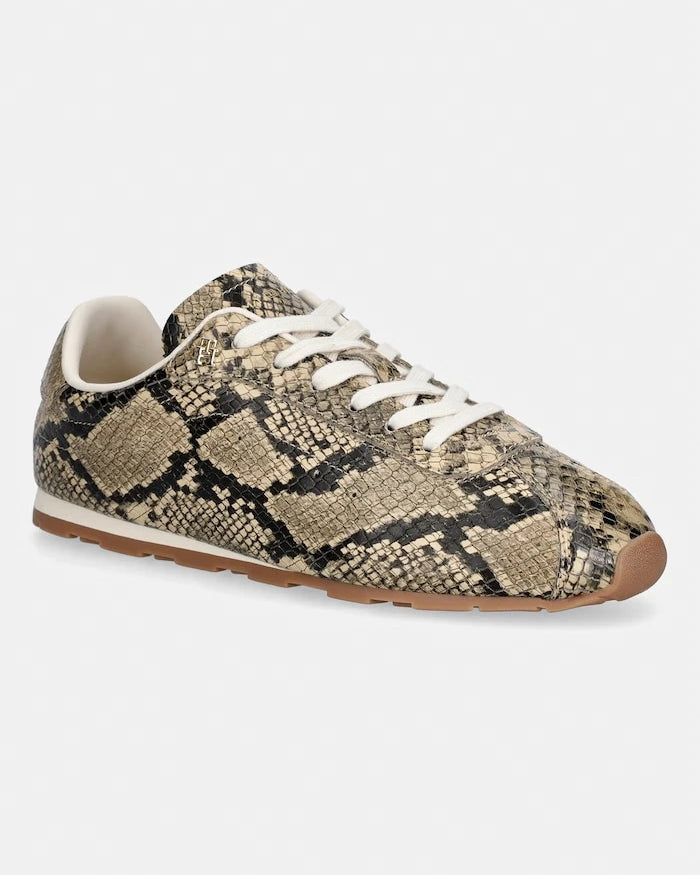 Tommy Hilfiger BELLA SNEAKER SNAKE маратонки дамски от кожа