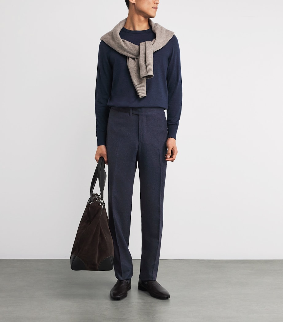 Wool-Cashmere Casalnuovo Trousers