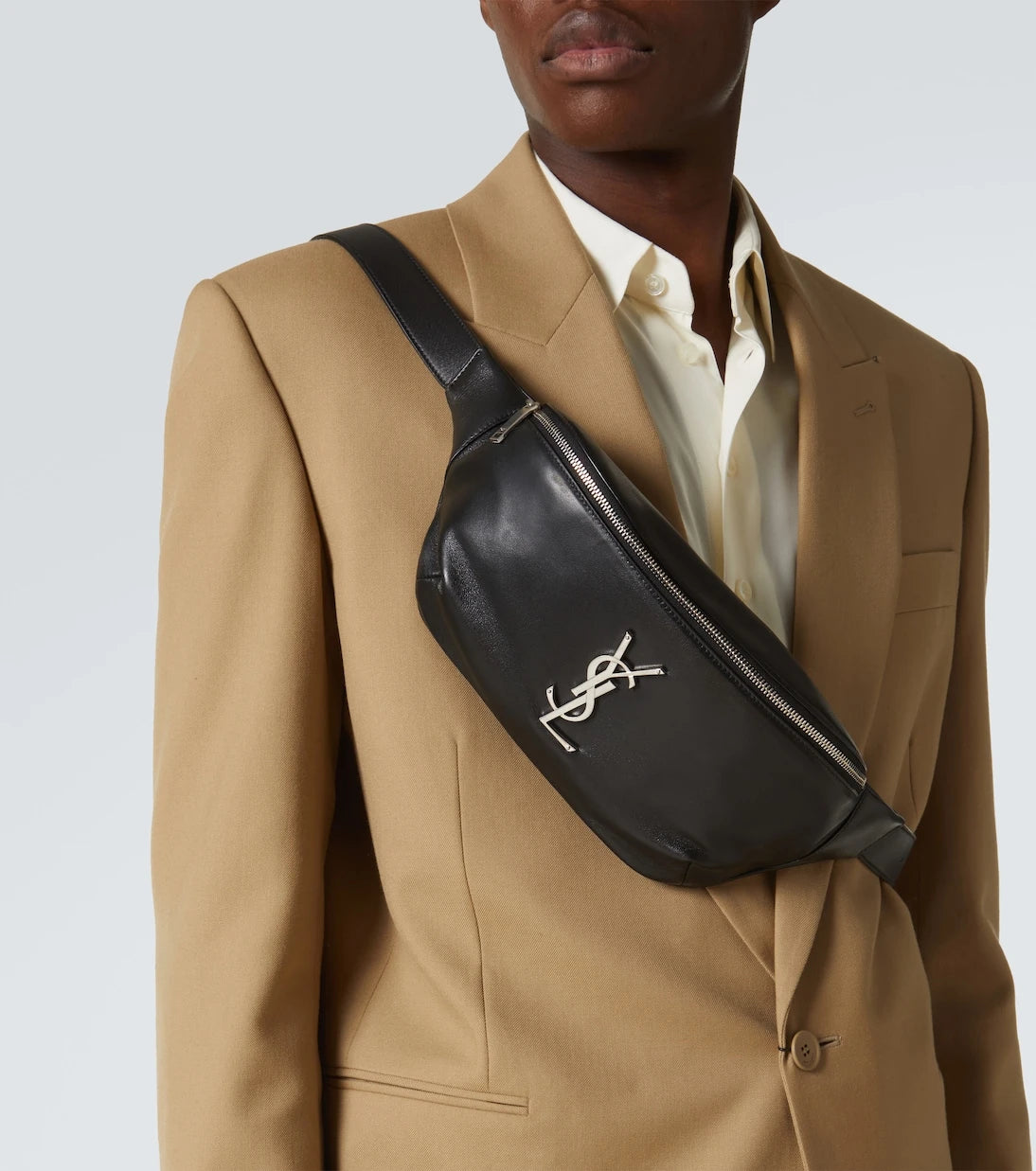 Saint Laurent - Cassandre leather belt bag