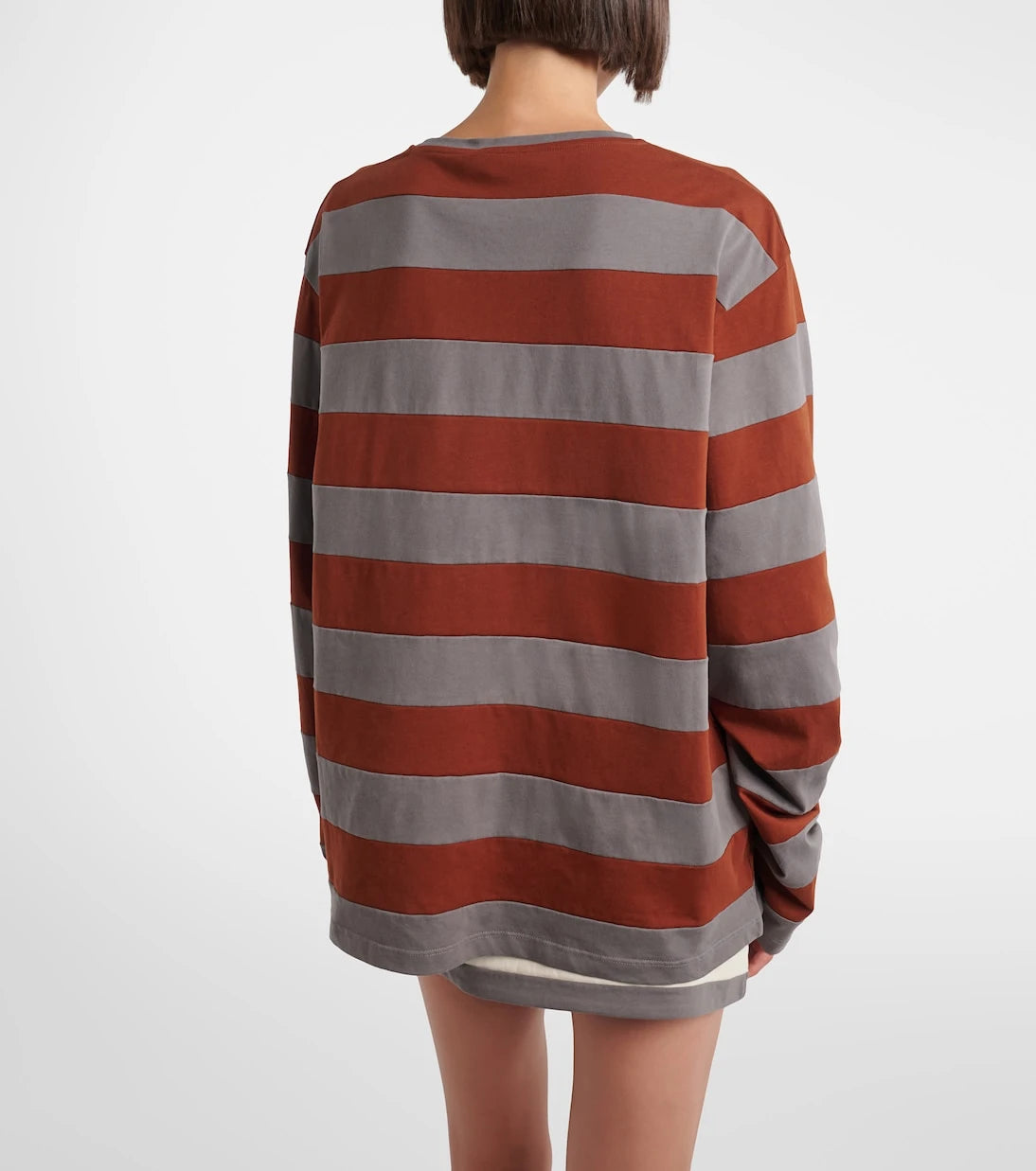 Miu Miu - Striped cotton jersey T-shirt