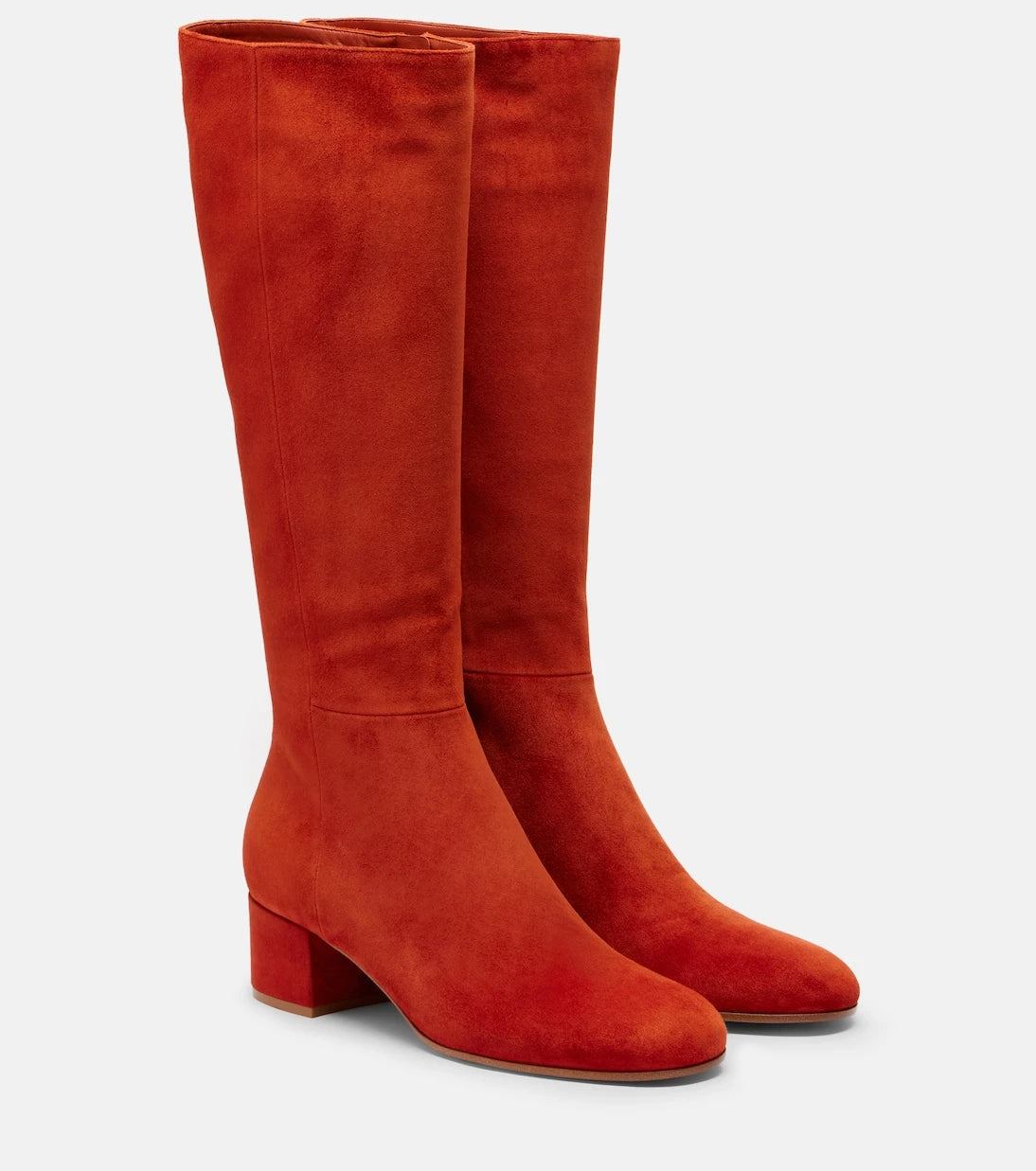 Gianvito Rossi - Joelle suede knee-high boots