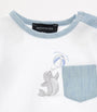 Monnalisa Cotton Seal Print T-Shirt and Shorts Set (1-9 Months)
