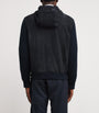 Canali Multi Suede-Wool Hooded Jacket