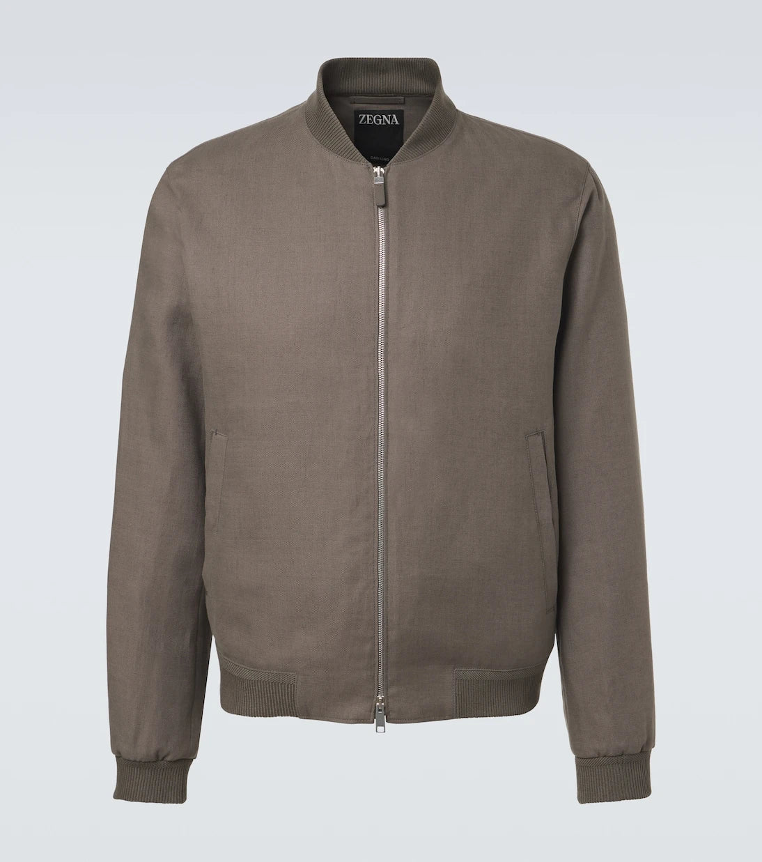 Zegna - Linen bomber jacket