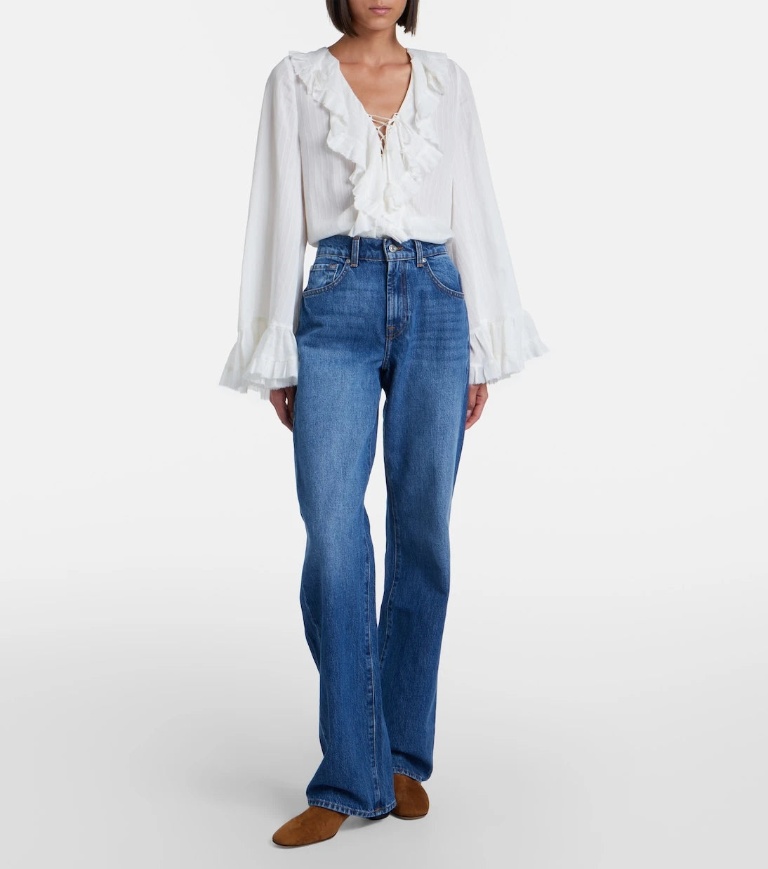 7 For All Mankind - Tess straight jeans
