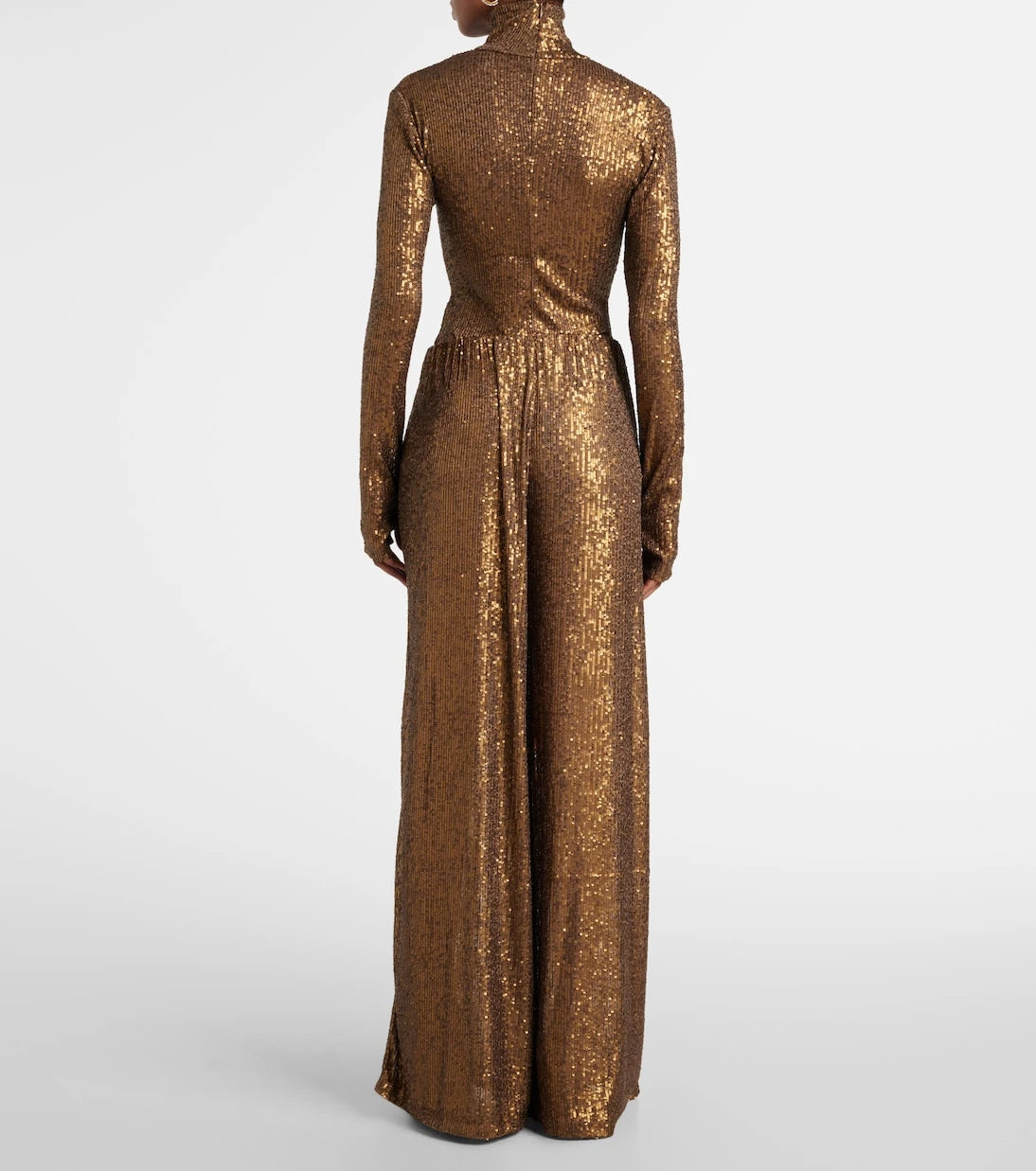 Norma Kamali - Boyfriend Elephant sequined palazzo pants