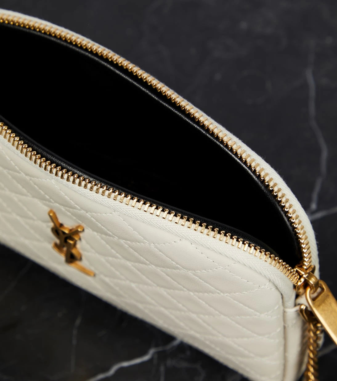 Saint Laurent - Gaby Small quilted leather shoulder bag
