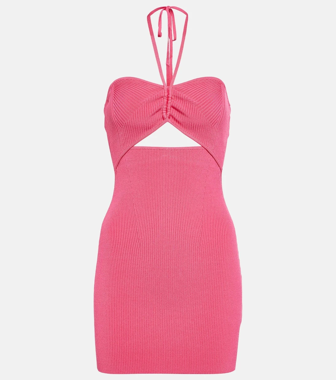 Simkhai - Ribbed-knit jersey mini dress