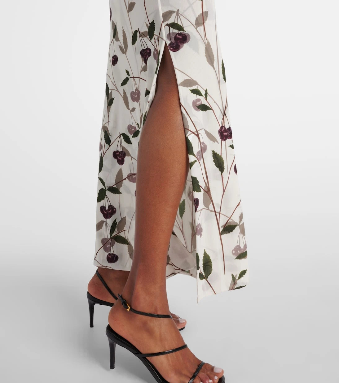 Stella McCartney - Printed mesh jersey maxi dress