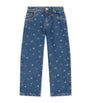 Cherry-Embellished Straight Jeans (4-8 Years)