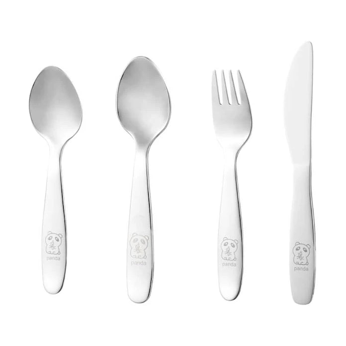 Dorre Panda Çocuk Yemek Takımı (4 Parça)