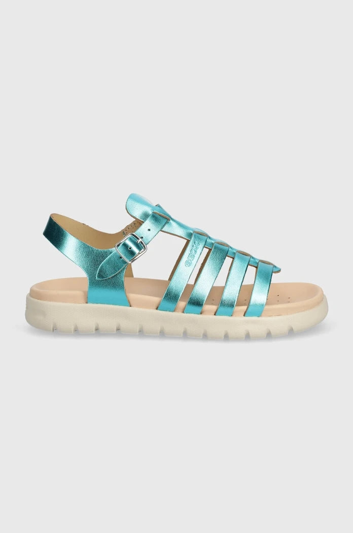 Детски сандали от кожа Geox SANDAL SOLEIMA