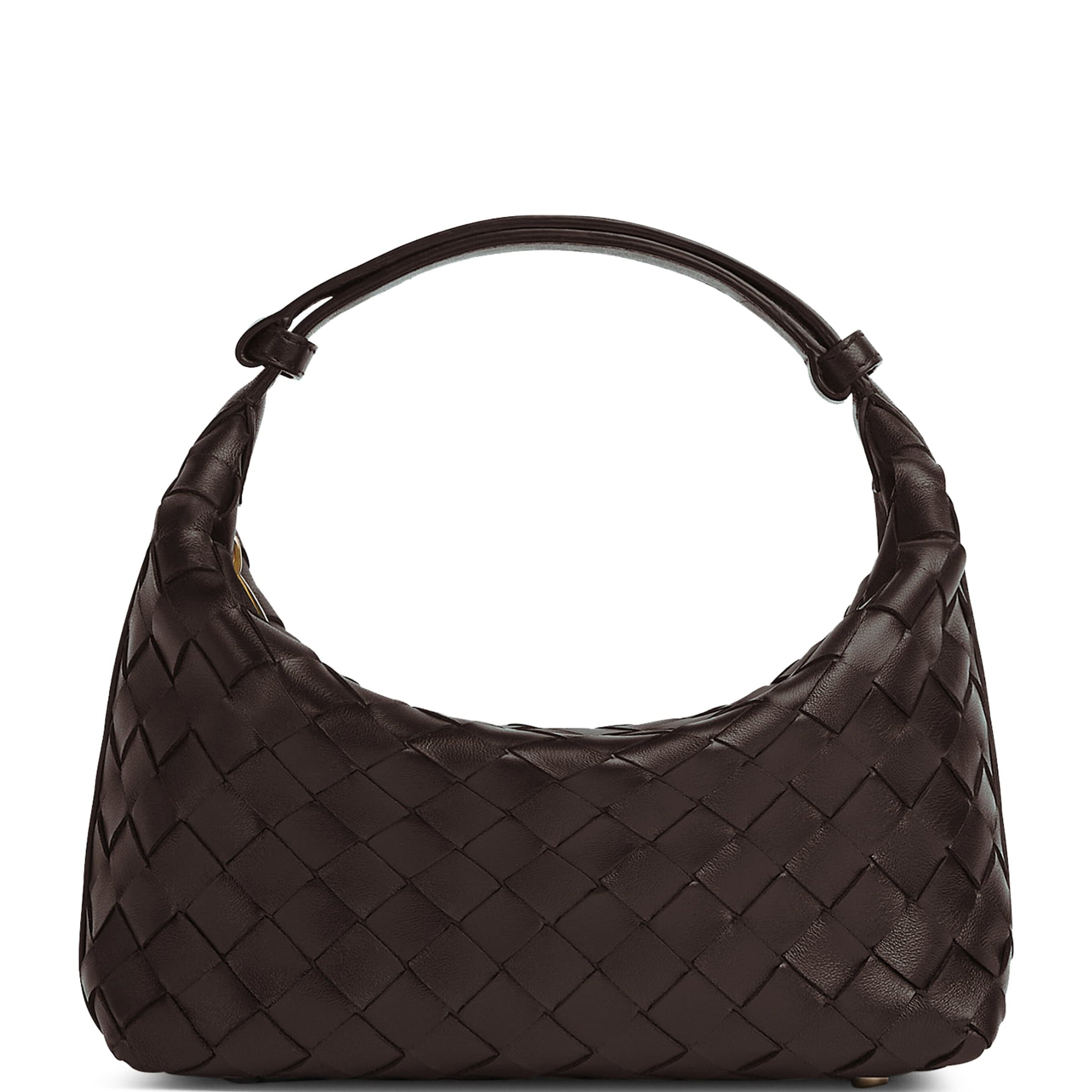 Bottega Veneta Brown Small Wallace Top-Handle Bag