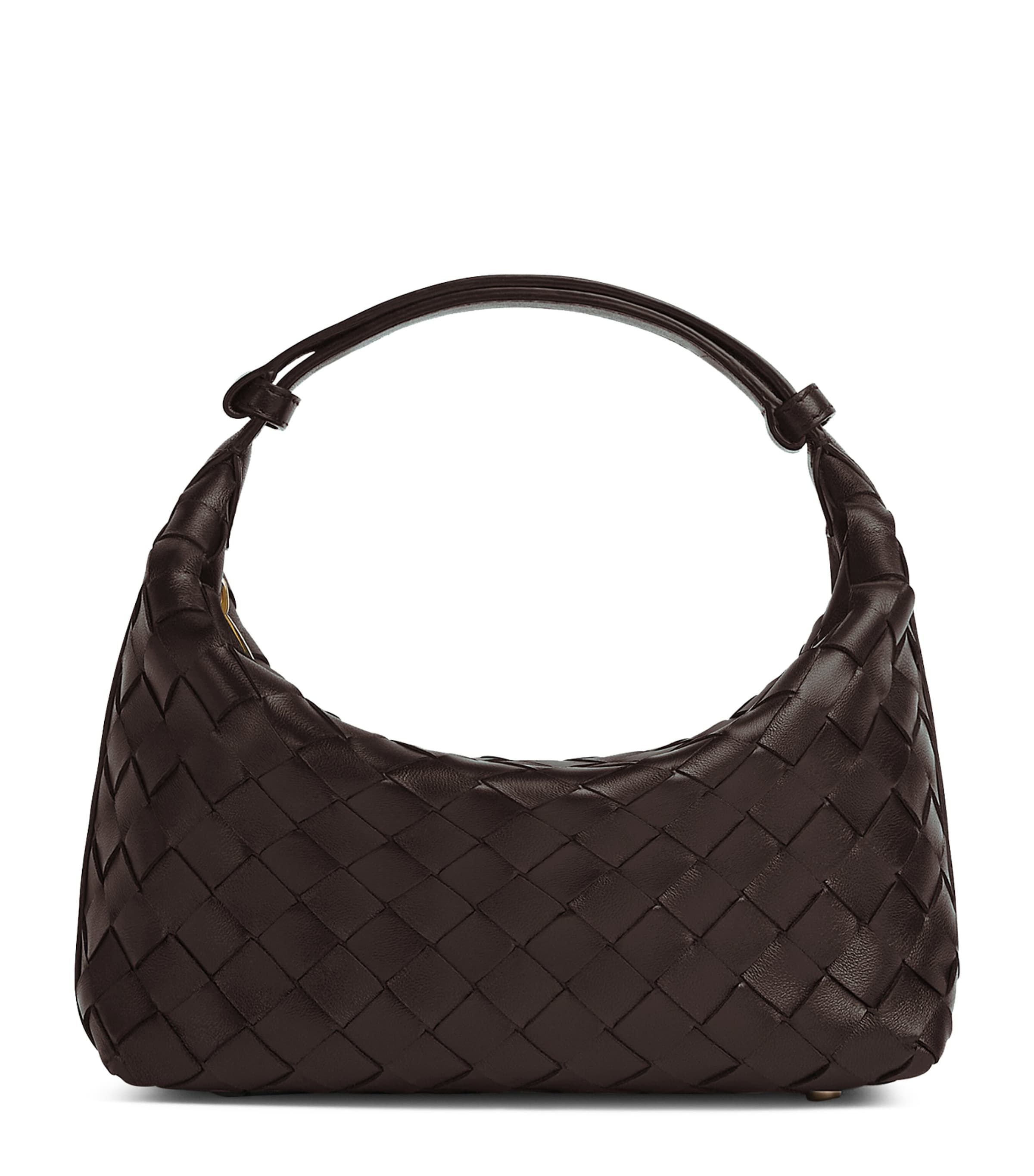Bottega Veneta Brown Small Wallace Top-Handle Bag
