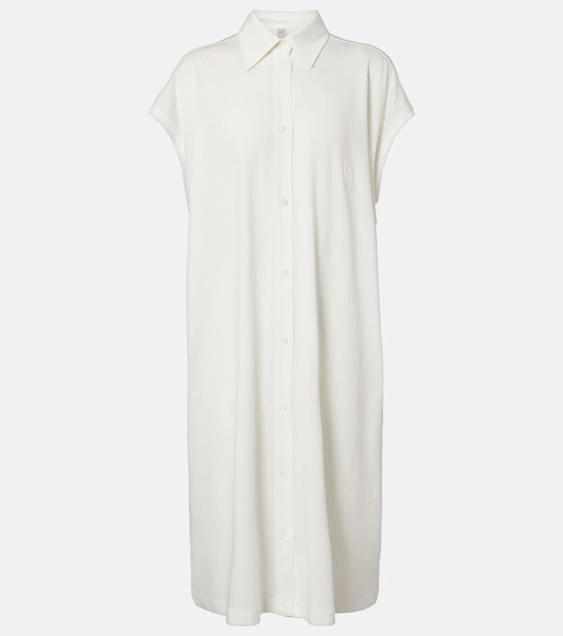 Toteme - Cotton jersey shirt dress