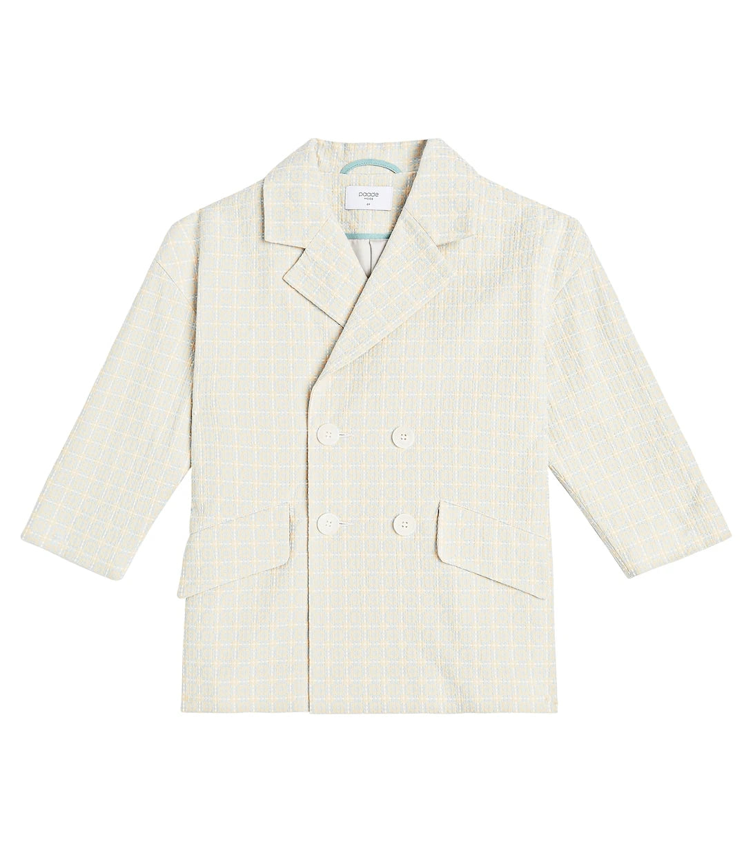 Paade Mode - Baltic checked cotton blazer