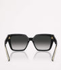 Tiffany & Co. Black Acetate Square TF4235 Sunglasses