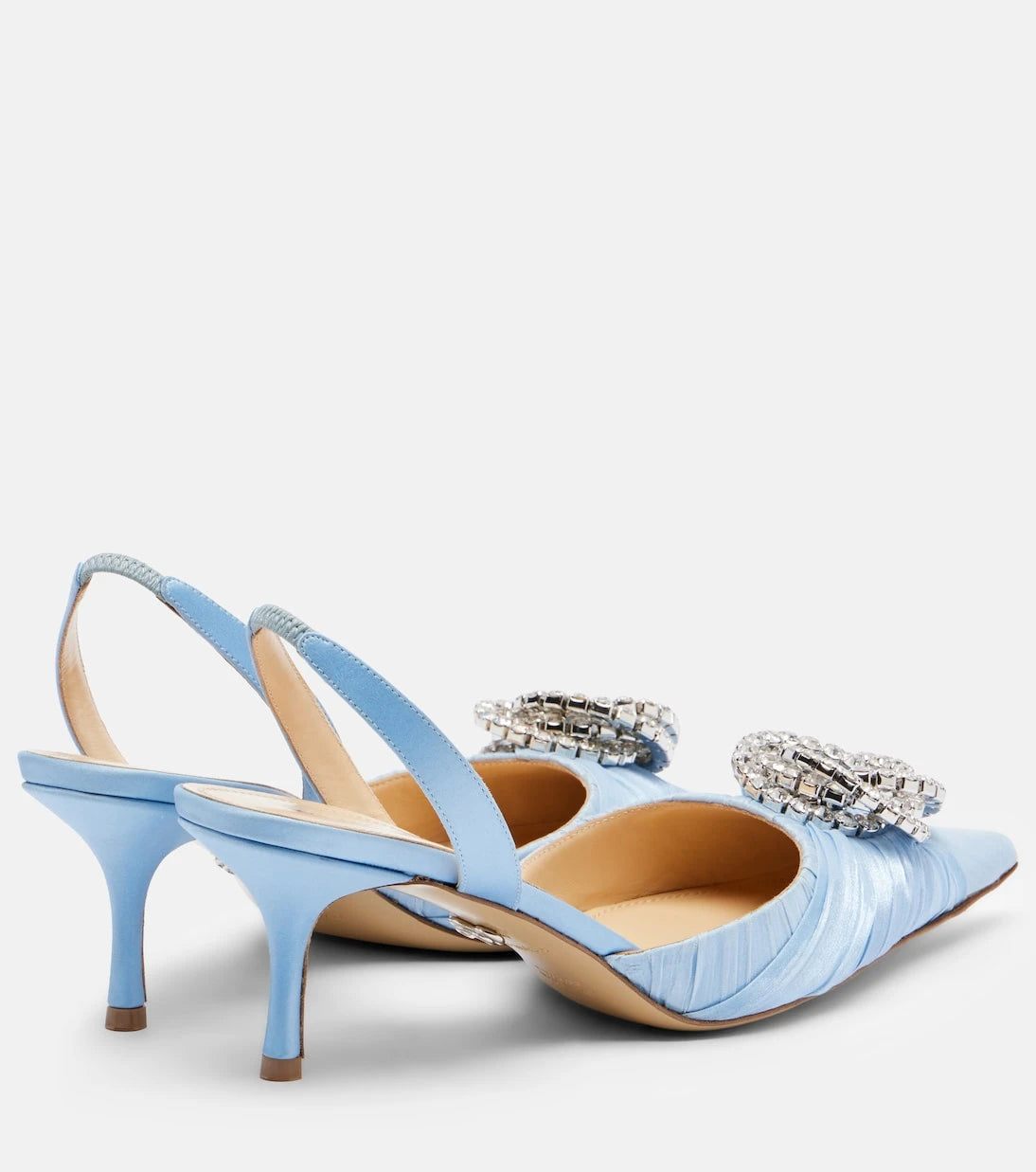 Mach & Mach - Galaxy embellished organza slingback pumps