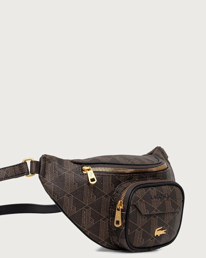 Lacoste suni deri bel çantası
