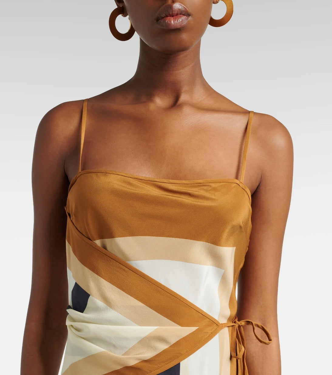 SIR - Printed silk maxi dress