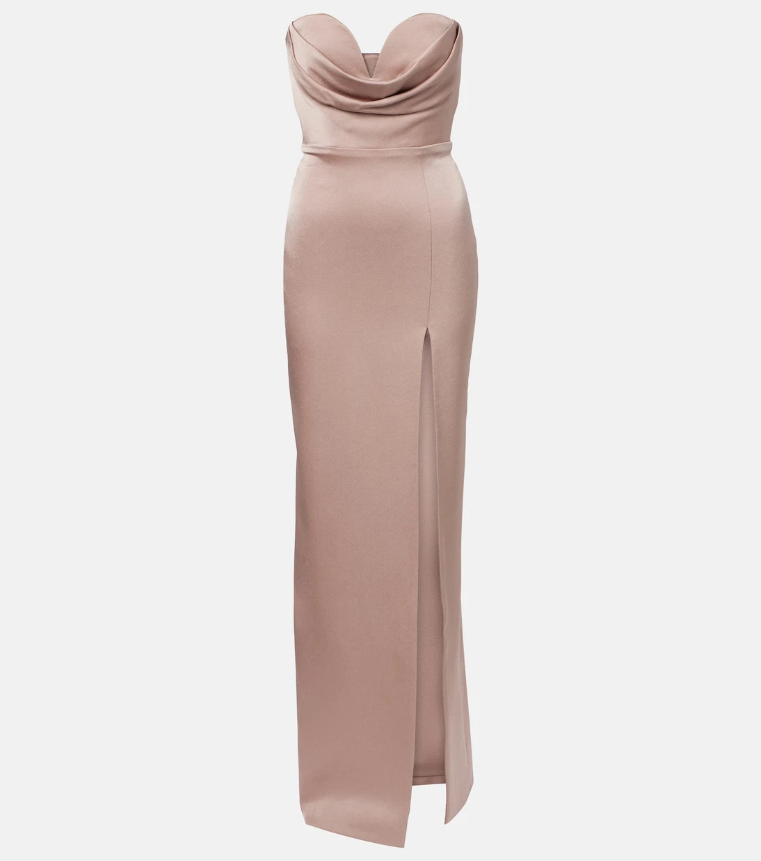 Alex Perry - Draped satin bustier gown