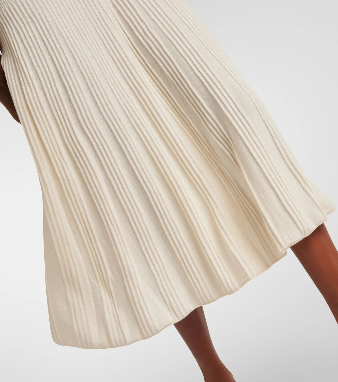 Joseph - Knitted wool midi skirt
