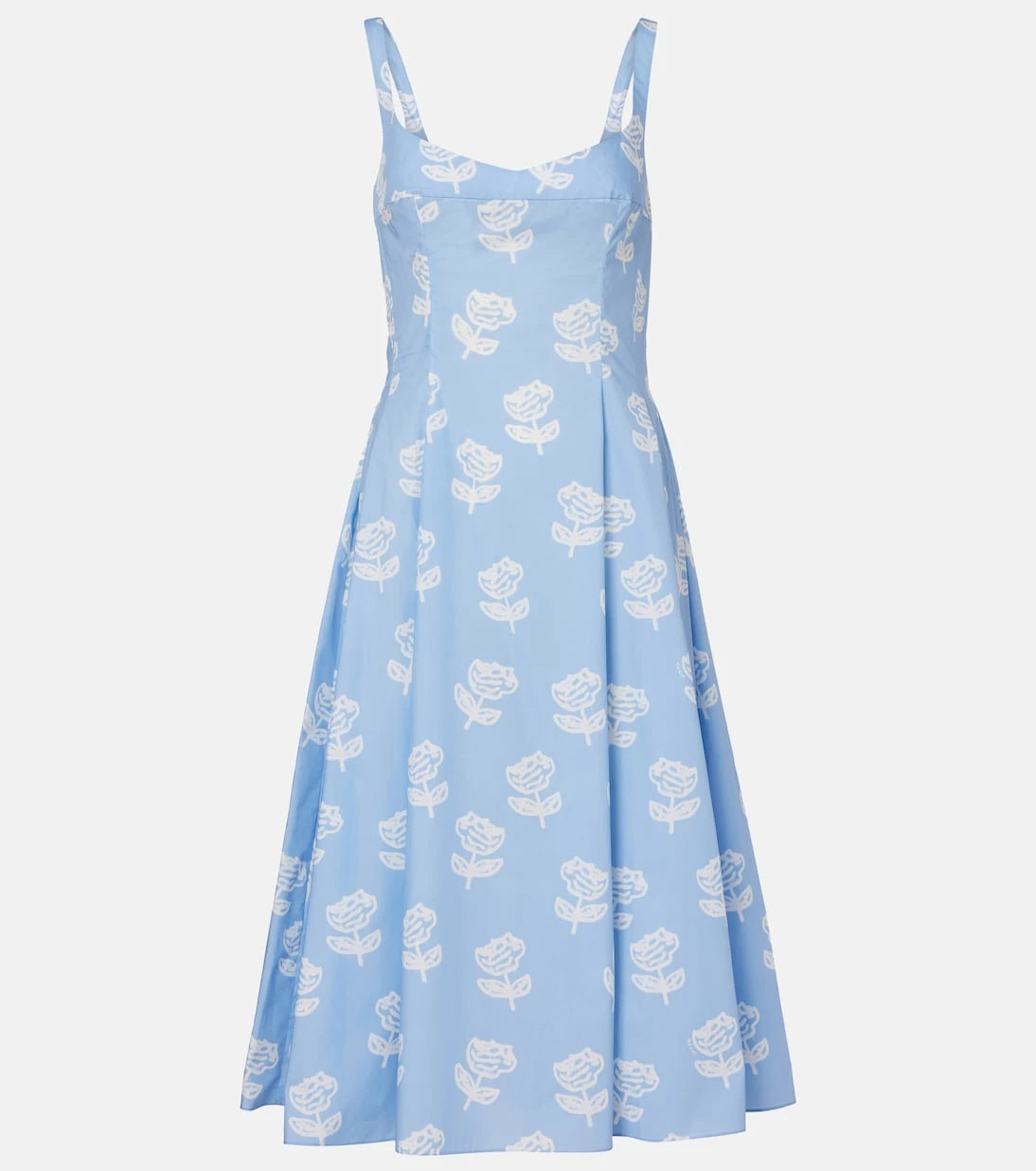 Marni - Floral cotton midi dress