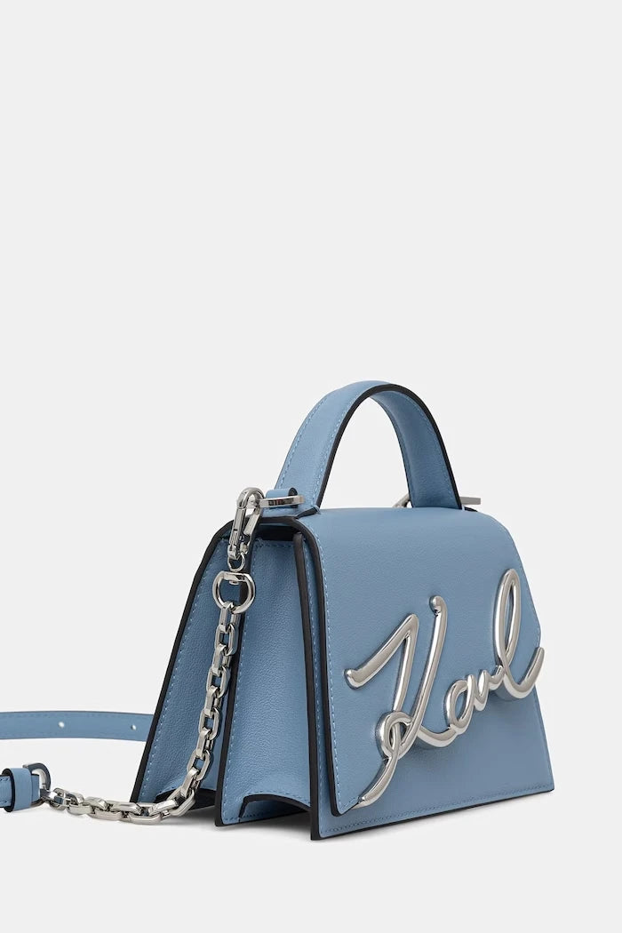 Karl Lagerfeld kadın deri crossbody çanta K/SIGNATURE