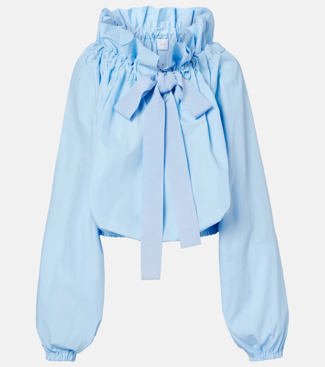 Patou - Tie-neck cotton blouse