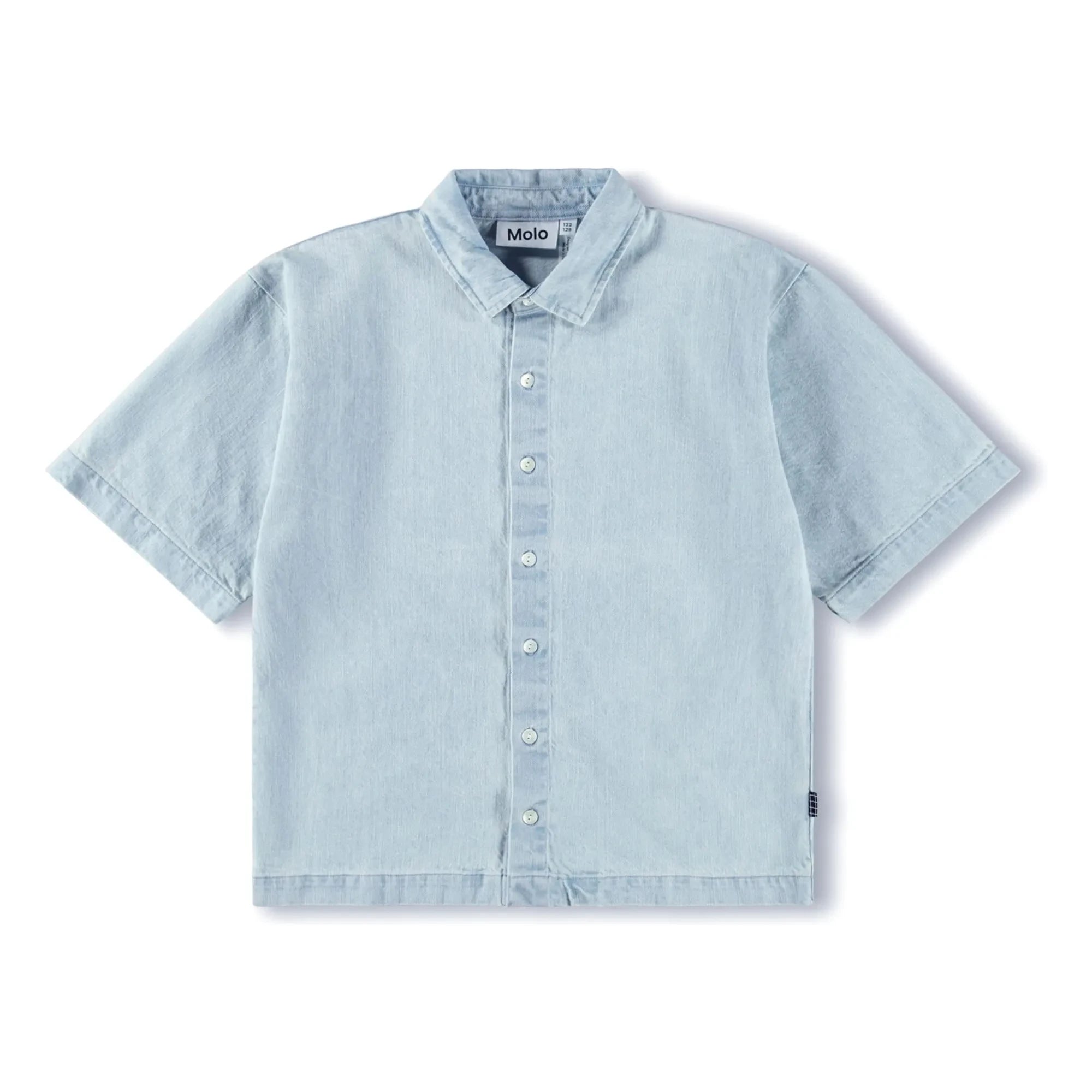 Molo - Denim Richie organic cotton shirt | Denim blue