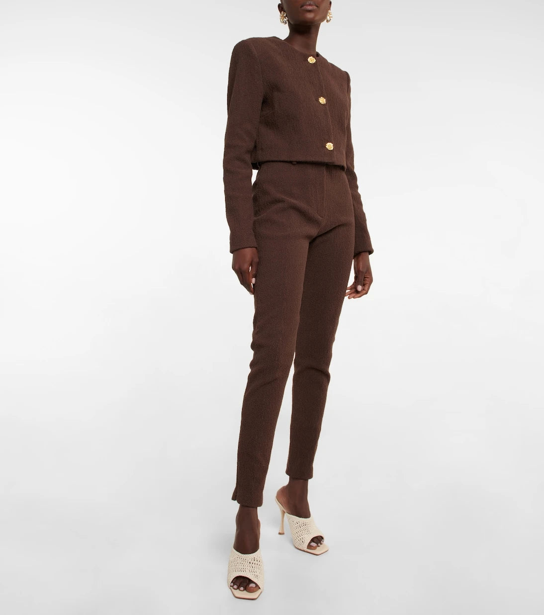 Magda Butrym - High-rise cotton skinny pants
