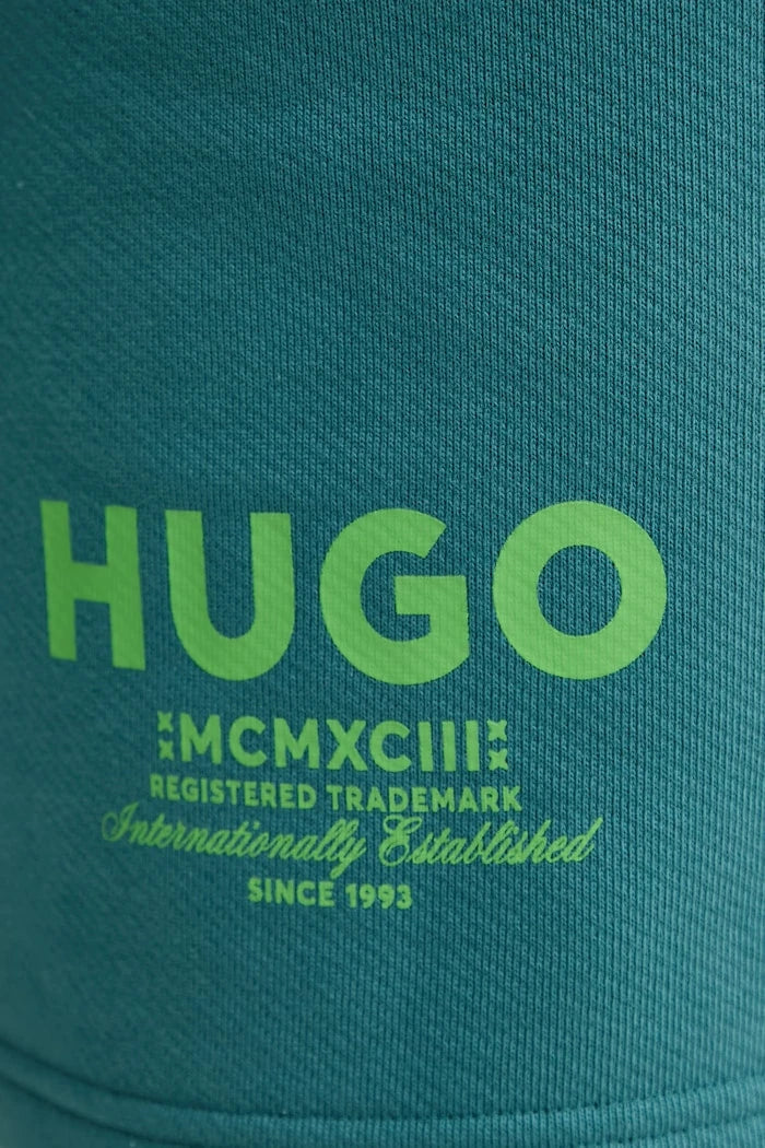 HUGO Blue Erkek Pamuklu Kısa Eşofman Şortu Nomario