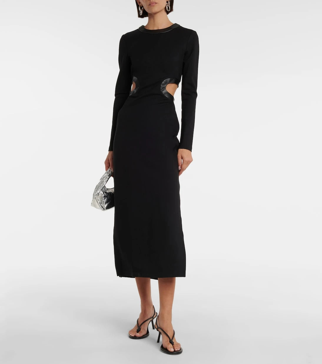 Staud - Dolce cutout jersey midi dress