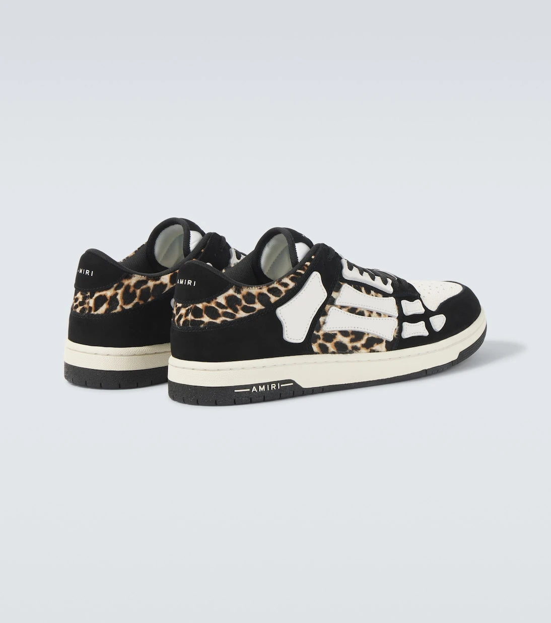 Amiri - Leopard Skel Top Low leather sneakers