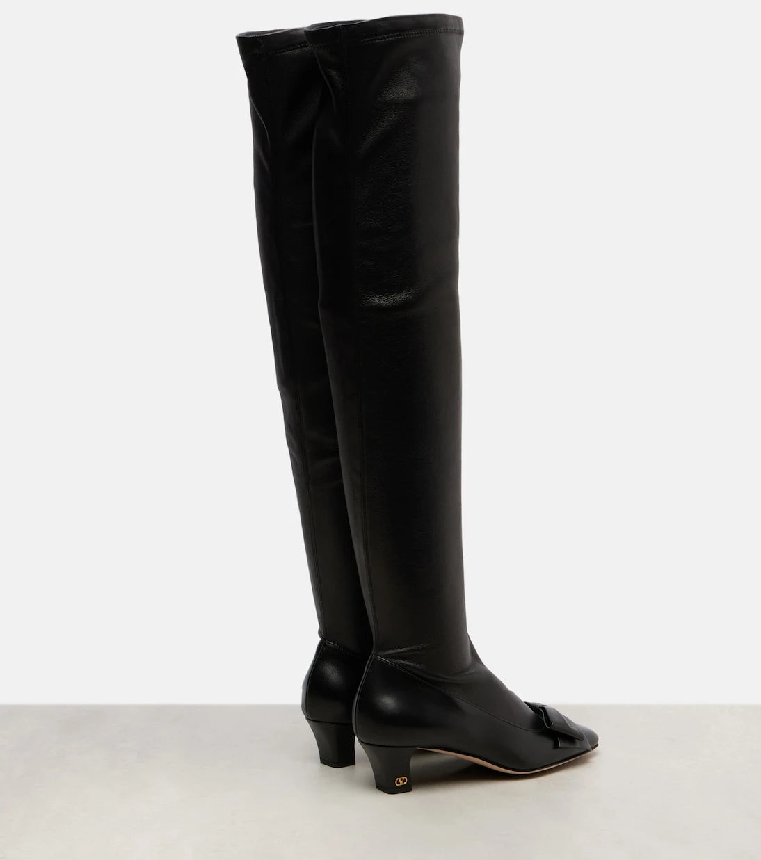Valentino Garavani - Bowow 45 leather over-the-knee boots