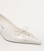 Jimmy Choo White Scarlett 50 Leather Pumps