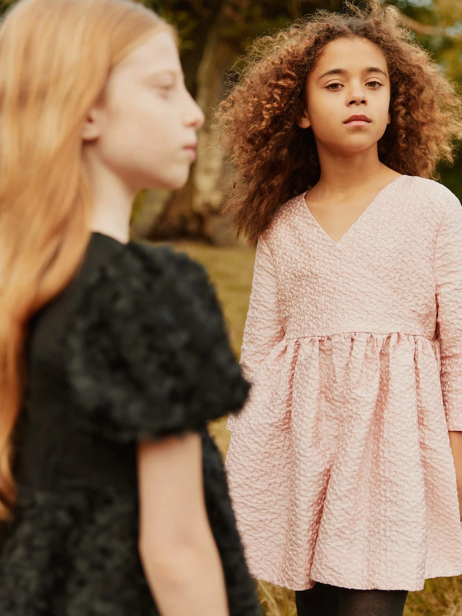 Molo - Bow-detail floral jacquard dress