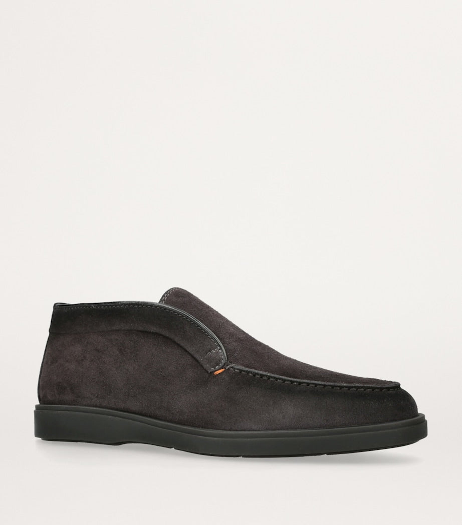 Suede Detroit High-Top Loafers