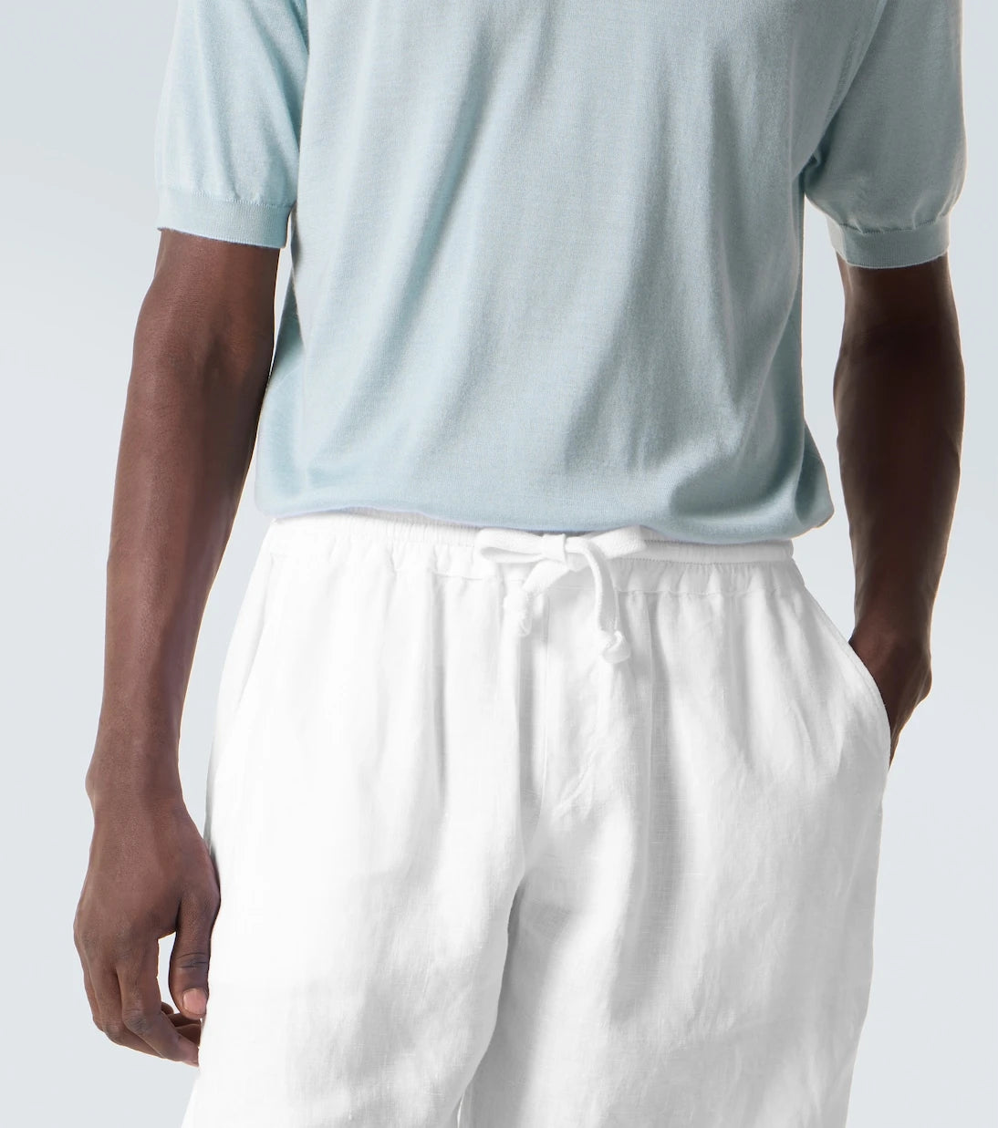 Fedeli - Vico linen Bermuda shorts