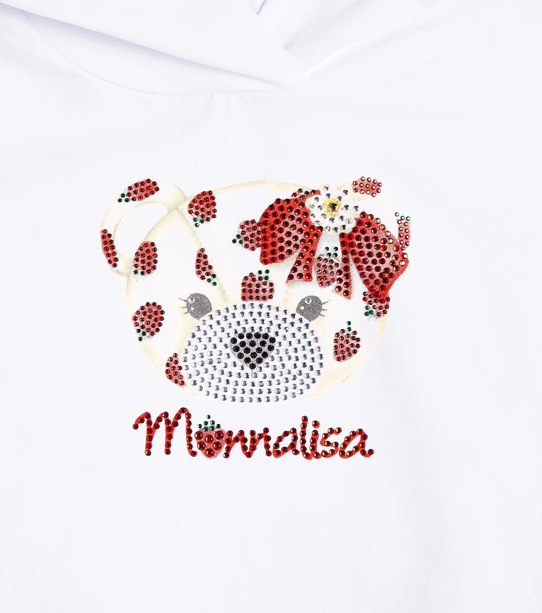 Monnalisa - Printed cotton-blend jersey hoodie